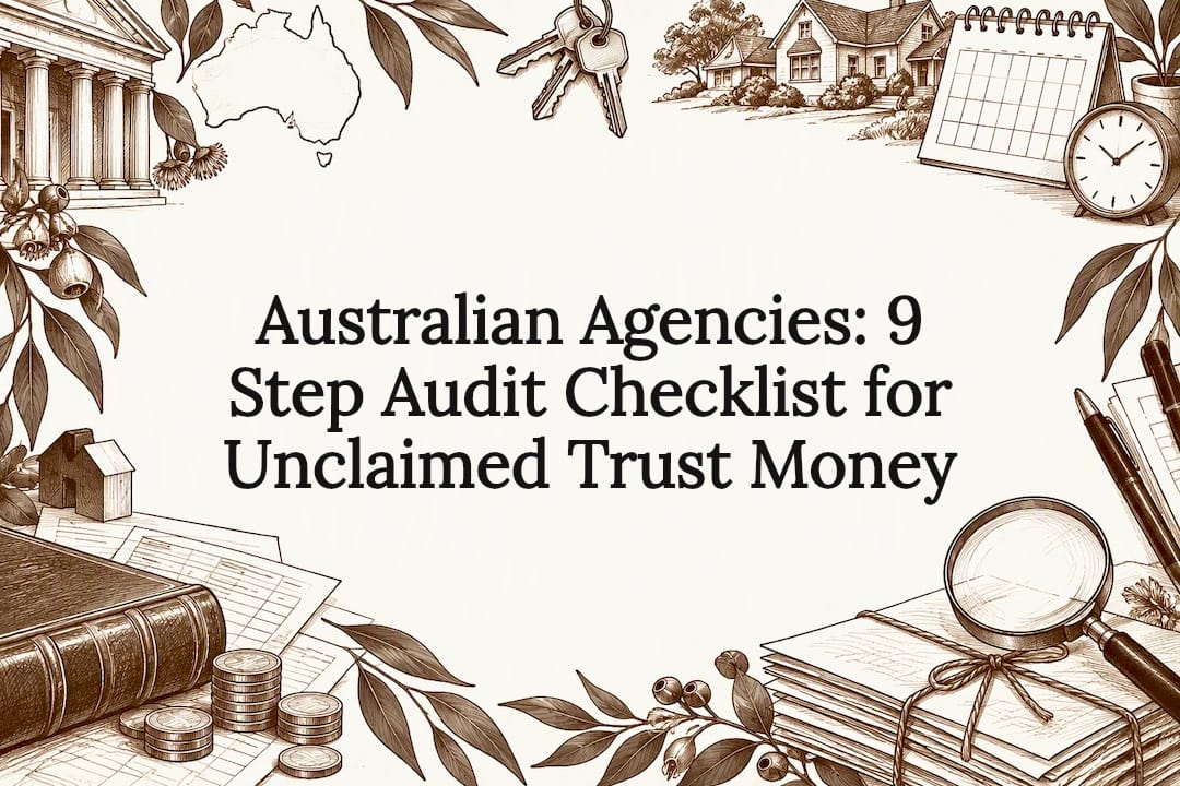 Decorative trust money audit title card